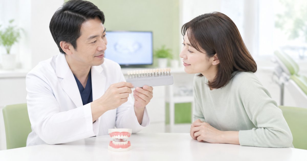 歯の色・詰め物・歯並びは、歯科でどう相談できますか?