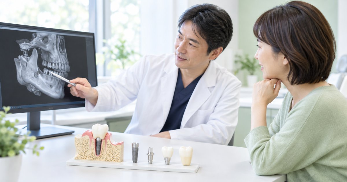 骨と結びつくまで何か月?人工歯が入るまでの流れ