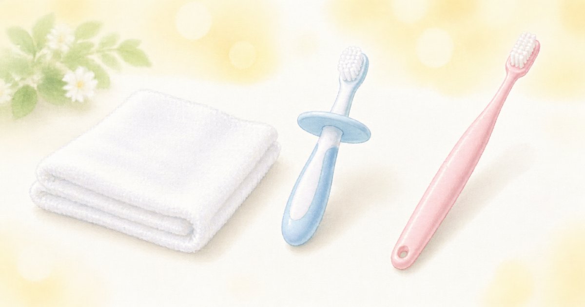 歯が生える前・生えた直後・前歯がそろう頃で変わる0歳の歯のケア